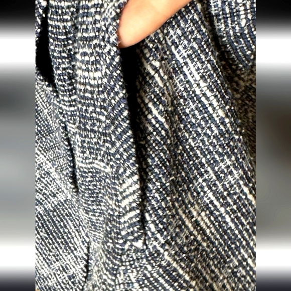 [Liverpool Los Angeles] Blue Boxy Blazer with Mandarin Collar - Picture 6 of 11